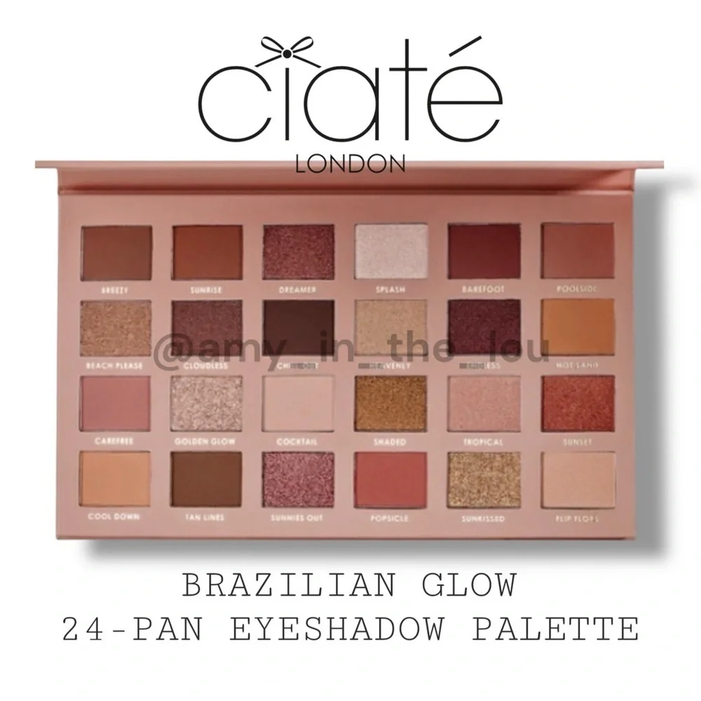 Brazilian Glow 24-Shade Eyeshadow Palette by Ciate London